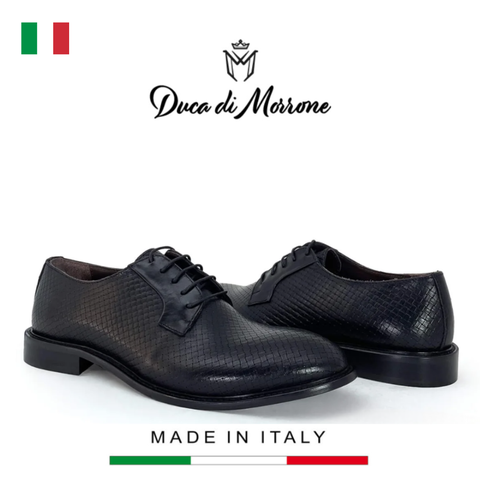 GIÀY TÂY DA NAM (DA THẬT) - DUCA DI MORRONE - SẢN XUẤT TẠI ITALY