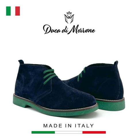 GIÀY BOOTS DA LỘN NAM (DA THẬT) - DUCA DI MORRONE - SẢN XUẤT TẠI ITALY