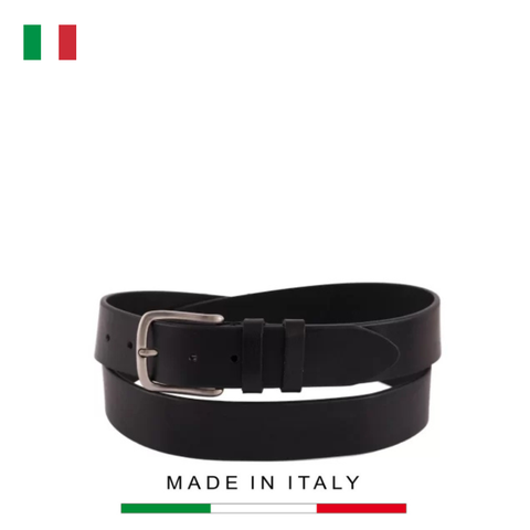 THẮT LƯNG DA THẬT NAM 5155445-40-Black - GIANNI CONTI - SẢN XUẤT THỦ CÔNG TỪ ITALIA