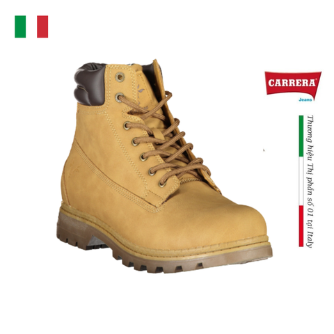 GIÀY BOOTS CAO CỔ NAM MÀU VÀNG - CARRERA - NHẬP KHẨU CHÍNH HÃNG TỪ ITALIA