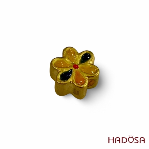Charm hình hoạ tiết (màu) vàng 9999