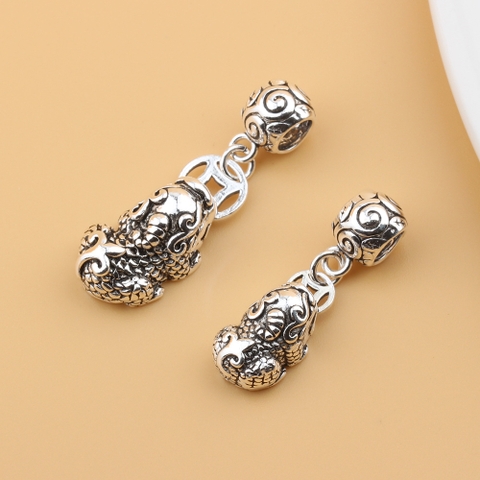 Mặt treo tỳ hưu cách xỏ 17*7mm