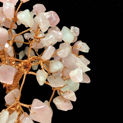 Cây tài lộc phong thủy Thạch anh hồng