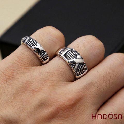 Nhẫn nam bạc Thái 925 Hadosa