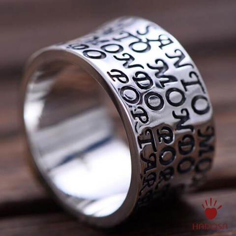 Nhẫn nam bạc Thái 925 handmade cho nam