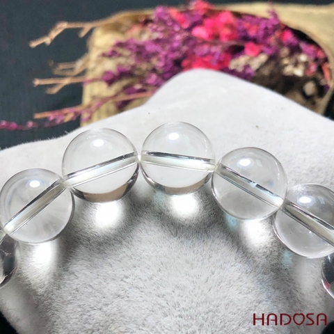 Vòng đá Thạch anh trắng 12mm