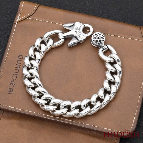 Lắc bạc nam 3 cây bạc Thái cao cấp