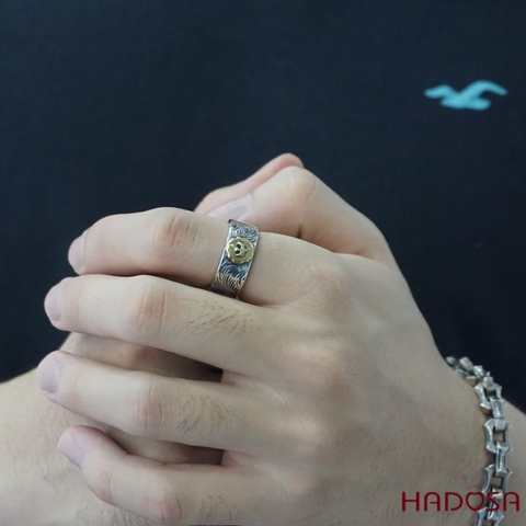 Nhẫn bạc Thái đẹp cho nam