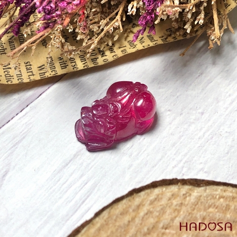 Tỳ Hưu Ruby đỏ hồng Hadosa