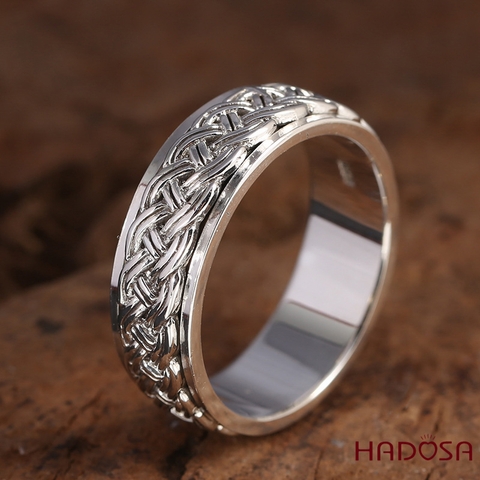 Nhẫn bạc Thái 295 handmade Hadosa