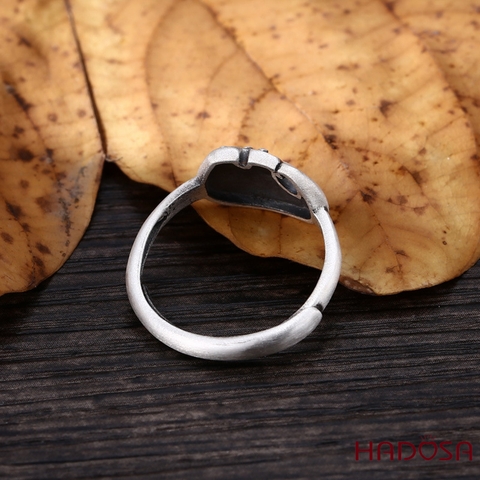 Nhẫn bạc Thái hình Voi độc lạ cho nam