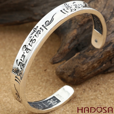 Vòng kiềng bạc Thái handmade