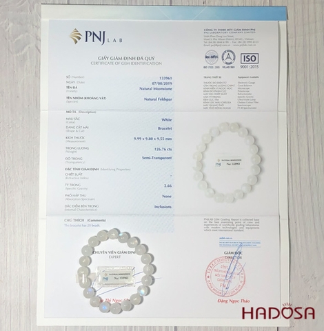 Vòng đá Mặt Trăng 9mm cao cấp chuẩn 4A