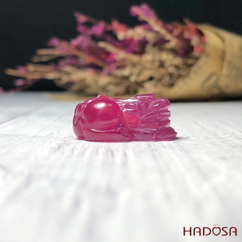 Tỳ Hưu Ruby đỏ hồng Hadosa