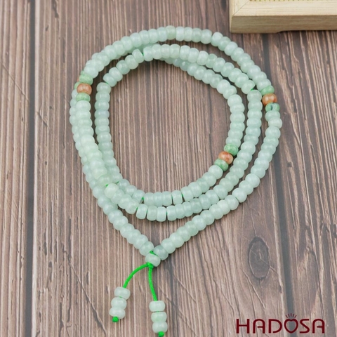 Chuỗi cẩm thạch A hạt bầu 5.8mm