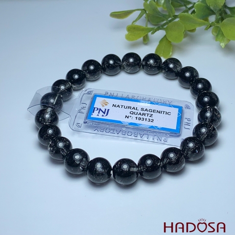 Chuỗi thạch anh tóc đen 8mm chuẩn 7A