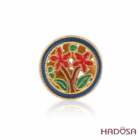 Cách xỏ bạc mạ vàng song hoa 9mm