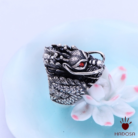 Nhẫn bạc Thái đầu Rồng