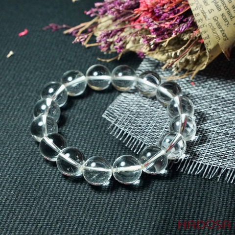 Vòng đá Thạch anh trắng 12mm