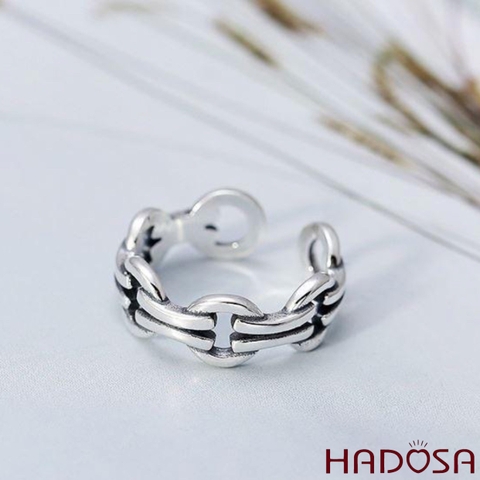 Nhẫn bạc Thái nữ 925 Hadosa