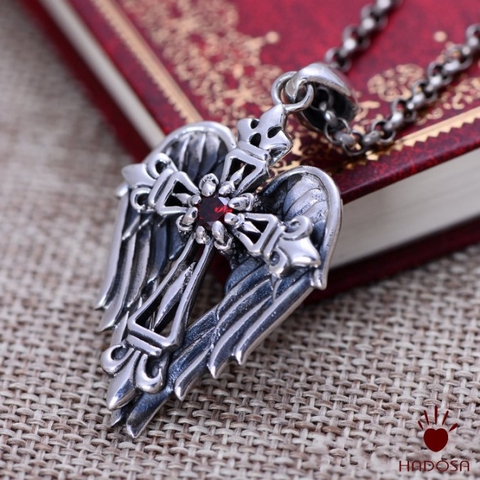 Mặt dây chuyền Thiên Thần bạc Thái 925 handmade