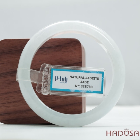 Vòng Ngọc Phỉ Thúy Nếp Băng Bản Hẹ Ni 52
