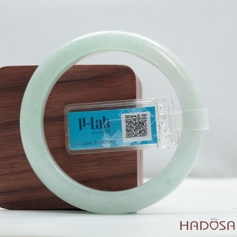 Vòng Ngọc Cẩm Thạch Type A Xanh Lý Trong Chất Nếp Hóa Bản Hẹ Ni 51