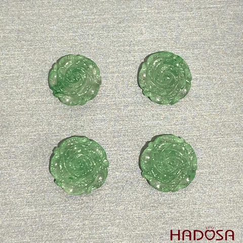 Hoa mẫu đơn thạch anh dâu xanh