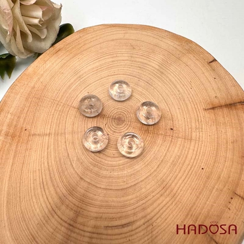 Đồng điếu đá thạch anh trắng 10mm