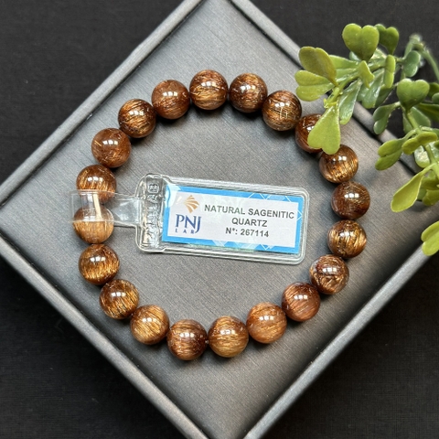 Thạch anh tóc đồng Vip 9mm đồng trục chuẩn 8A