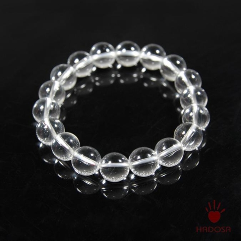 Vòng đá Thạch Anh Trắng 10mm chuẩn 4A