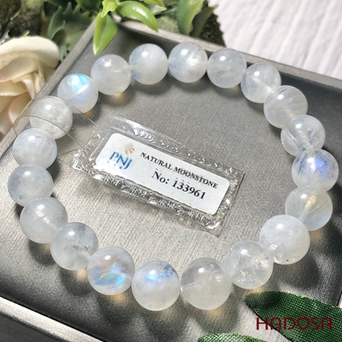 Vòng đá Mặt Trăng 9mm cao cấp chuẩn 4A