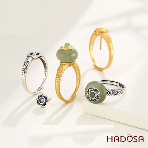 Khung nhẫn nữ bạc 9mm