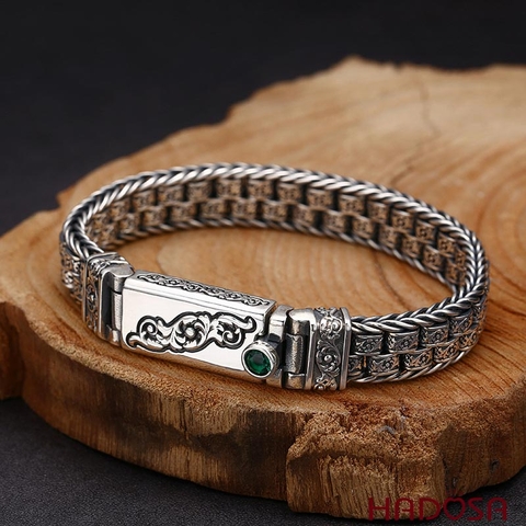 Lắc tay nam bạc đẹp