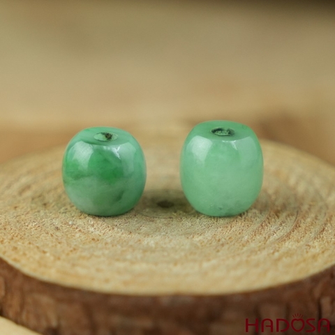 Lu thống Cẩm Thạch xanh lí hạt bầu 10-12mm