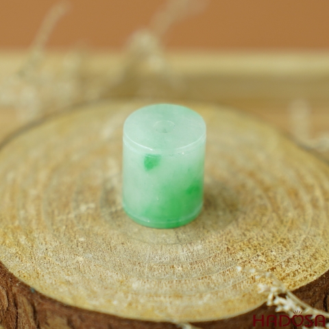 Lu thống Cẩm Thạch xanh lý 14x12mm