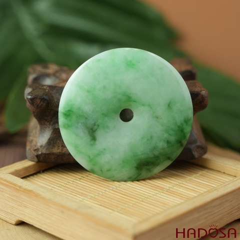 Mặt đồng điếu Cẩm Thạch vân lí bông 49mm