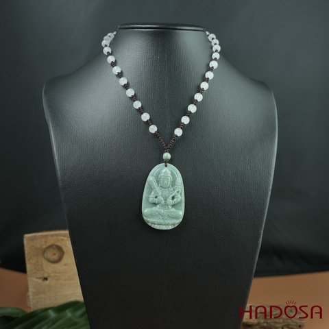 Mặt Ngọc Cẩm Thạch A Hư Không Tạng Bồ Tát (Sửu, Dần) 50mm