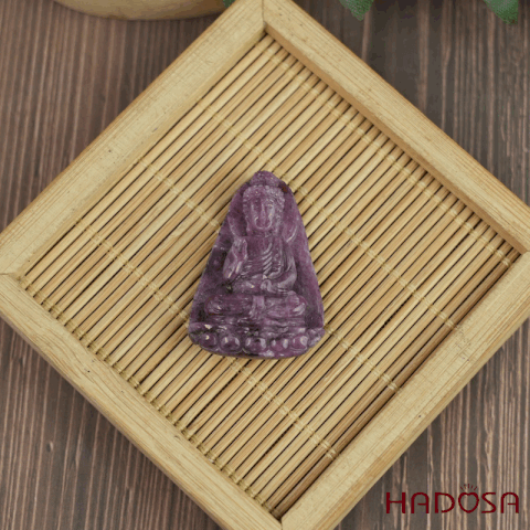 Tịnh Phật Ruby Nam Phi 23x33x9mm