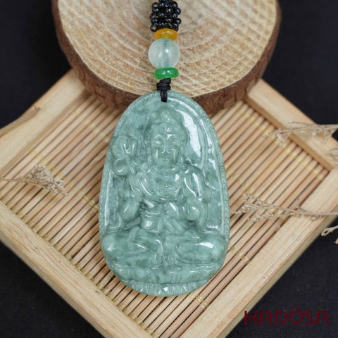 Mặt Ngọc Cẩm Thạch A Đại Thế Chí Bồ Tát (Ngọ) 50mm