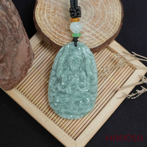 Mặt Ngọc Cẩm Thạch A Thiên Thủ Thiên Nhãn (Tý) 50mm