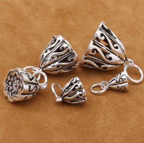 Mặt treo bông chấm 8*6mm