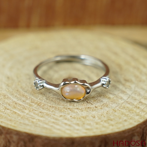 Nhẫn Opal 4*6mm bạc 925