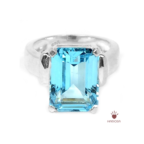 Nhẫn Topaz bạc 925 sang trọng