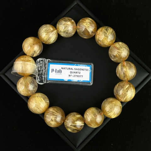 Thạch anh tóc vàng Vip 15mm cao cấp chuẩn 9A