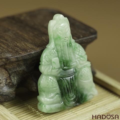 Mặt Cẩm Thạch Quan Công 37x51x7mm