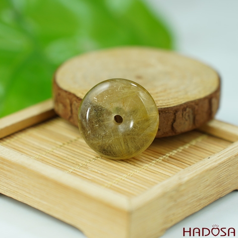 Đồng Điếu Thạch Anh tóc vàng 26mm chuẩn 4A