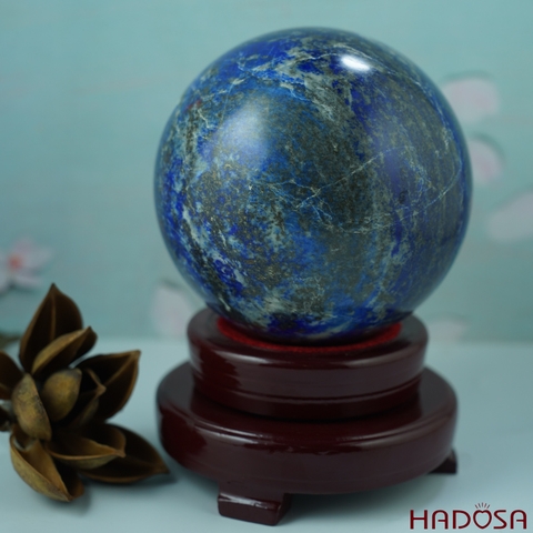 Quả Cầu Lapis mệnh Thủy mệnh Mộc 11.5cm