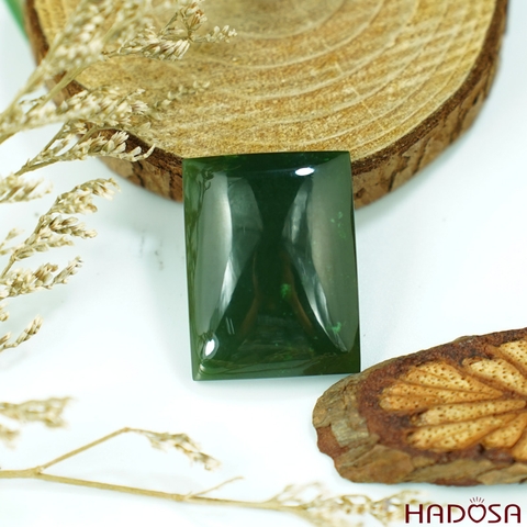 Mặt Vô Sự Bài Ngọc Bích 21*26mm cao cấp