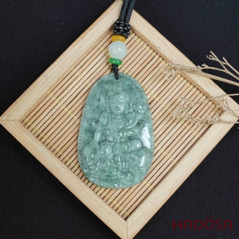 Mặt Ngọc Cẩm Thạch A Phổ Hiền Bồ Tát (Thìn, Tỵ) 50mm